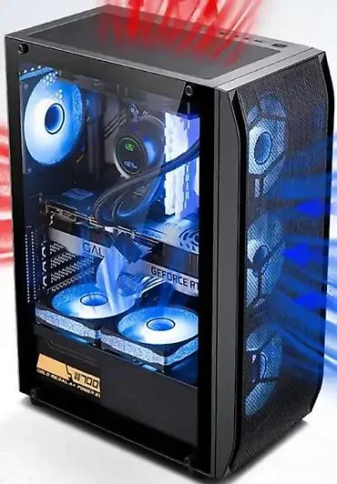 Ostali kompjuterski delovi: PC kućište – mid‑tower sa mesh prednjim panelom i kaljenim staklom - — 4