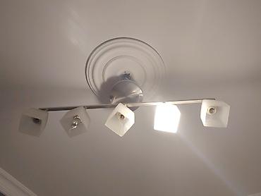 rels işıq: Çılçıraq, 5 lampa, Metal — 1