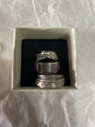 Серебряные кольца: Кольцо, Коктейльное, Проба 925, Женские, Топаз, Циркон, Новый — 12