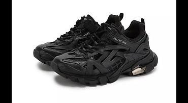 52 54: Мужские кроссовки, 42, 43, 44, Balenciaga, Новый, цвет - Черный — 1