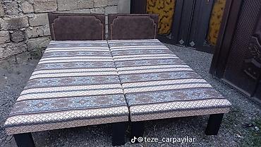 Çarpayılar: Təzə çarpayılar. 1 nəfərlik çarpayılar 60 manat. 2 nəfərlik taxt 110 — 25
