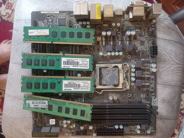 Kompüter ehtiyyat hissələri: Ana plata asrock + i5 3330 + 14 gb ram hamisi bir yerde satilir arxa