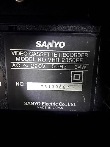 dvd bluray: Videomaqnitofon SANYO satılır.Flaqman modeli.VHR-2350-EE. Avropadan — 4