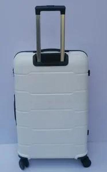 Putni koferi i torbe: Tvrdi kofer na točkićima – bela boja - Materijal: ABS/plastika sa — 13