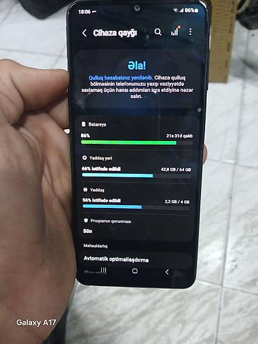 micro card: Samsung Galaxy A22, 64 GB, rəng - Mavi, İki sim kartlı — 3