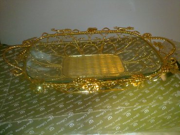 british golden: Awat golden plated. новая посуда в коробке