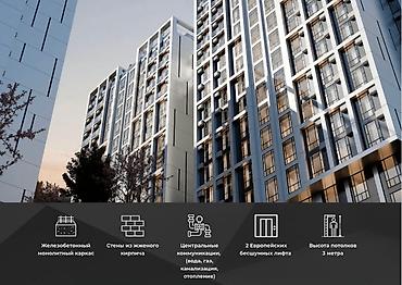 crystal tower: 3 комнаты, 101 м², Вефа ТЦ Элитка, 13 этаж — 7