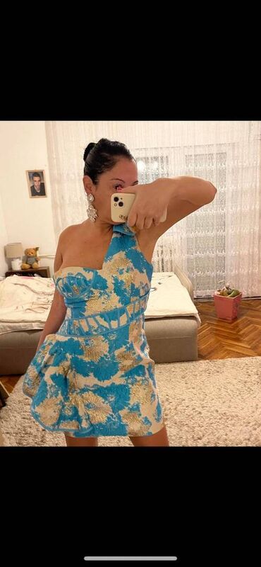 Haljine: L, bоја - Srebrna, Večernji, maturski, Drugi tip rukava — 7