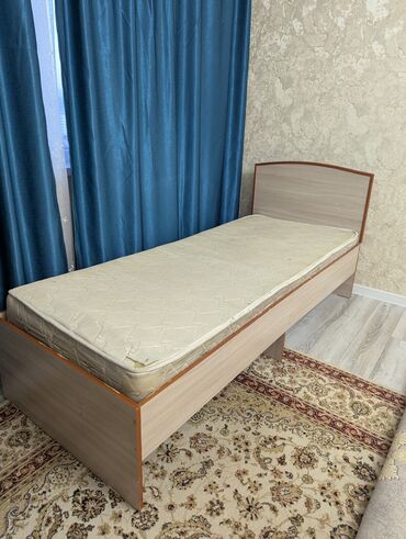 купить кровать полуторку с матрасом: Бир кишилик керебет, Колдонулган, Матрасы бар, узуну - 200 см