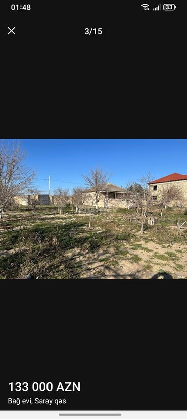 Bağ evlərinin satışı: Xırdalan, 1900 kv. m, 3 otaqlı, Hovuzsuz, Qaz, İşıq, Artezian quyusu — 2