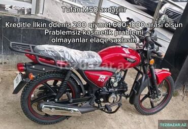 Мотоциклы: Tufan - M50, 50 см3, 2021 год, 10000 км