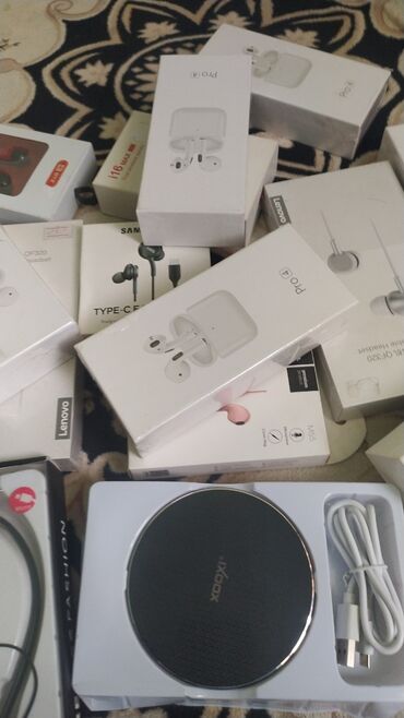 Наушники: Вкладыши, Новый, Беспроводные (Bluetooth), Классические — 13