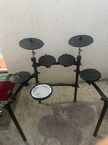 kabel baraban: Elektron baraban dəsti – mesh snare padlı, kompakt karkaslı tam set — 1