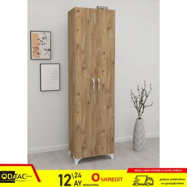 Шкафы: Шкаф-вешалка, Новый, 2 двери, Распашной, Прямой шкаф, Азербайджан