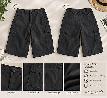 kişi jiletləri: 8 manat 
Orta boy oversize şortik
İşlənilib. Geyinilib — 1