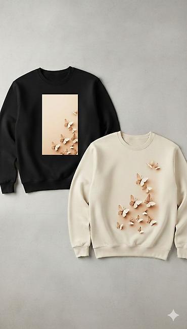 Толстовки: Світшоты унисекс с принтами - Фасон: классический свитшот с круглым — 10