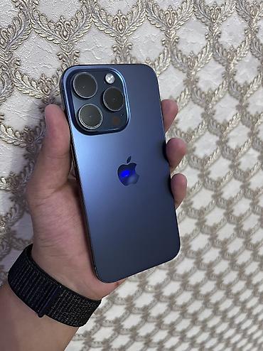 IPhone 15 Pro, Б/у, 256 ГБ, Blue Titanium, 91 %