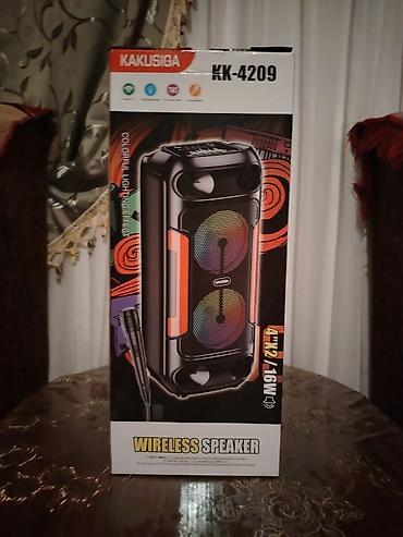 lalafo iphone 14: Kakusiga KK-4209 portativ simsiz akustik sistemi - Güc: 4" x2 — 1