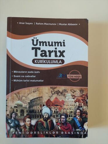 6 ci sinif rus dili derslik: Anar İsayev-Ümumi tarix
5-AZN