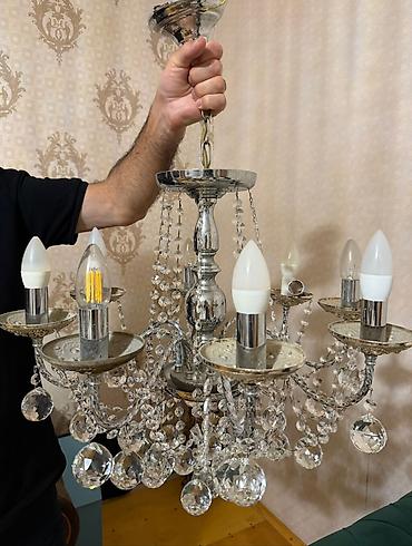 Çılçıraq, 5 lampa, Metal lalafo.az -da Çılçıraq, 5 lampa, Metal