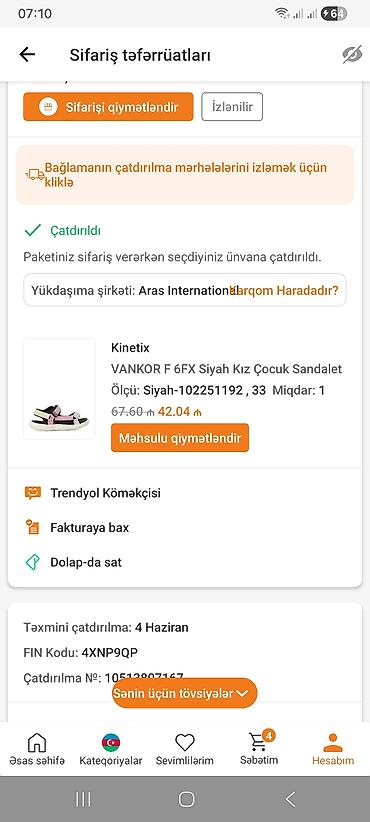 kinetix: Rəng - Çəhrayı Basanojkalar, Ölçü: 33, Uniseks — 6