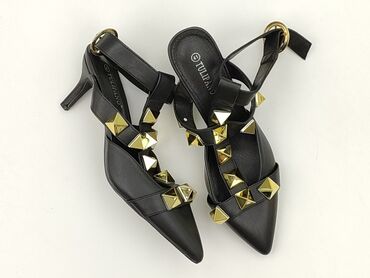 jakie buty do zielonej sukienki: Sandals for women, 41, condition - Very good