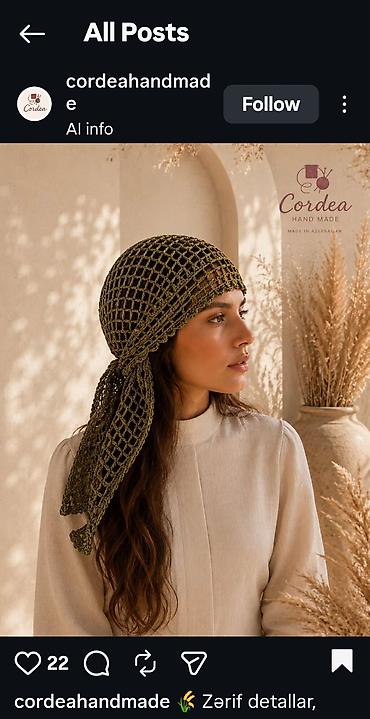 coban geyimi: Cordea Handmade – əl işi toxunma aksesuar və geyimlər - Qadınlar üçün — 1