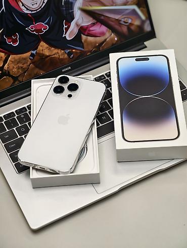 14 поо: IPhone 14 Pro Max, Б/у, 256 ГБ, Белый, Кабель, Коробка, 78 % — 3