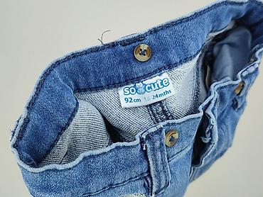 hm jeans: Spodnie jeansowe, So cute, 1.5-2 lat, 92, stan - Bardzo dobry — 4