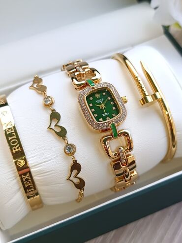 Saat dəstləri: Yeni, Klassik Saat dəsti, rəng - Qızılı -da lalafo.az — 6 Saat dəstləri: Yeni, Klassik Saat dəsti, rəng - Qızılı — 6