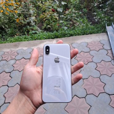 Apple iPhone: IPhone X, Б/у, 256 ГБ, Белый, Чехол, 100 %