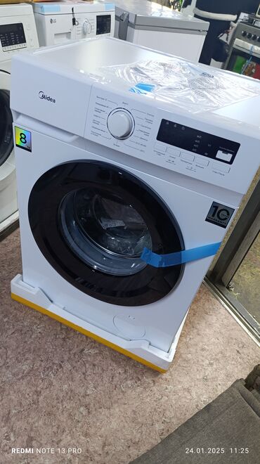 Стиральные машины: Стиральная машина Midea, Новый, Автомат, До 9 кг, Компактная — 7