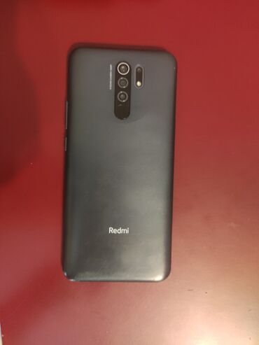 realme barter: Xiaomi Redmi 9, 64 GB, rəng - Qara, 
 Sensor, Barmaq izi, İki sim kartlı