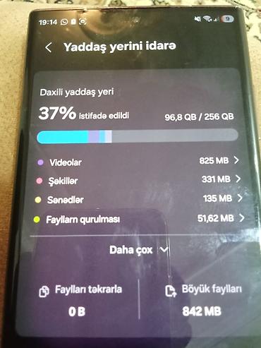 türk sobası qiyməti: Samsung Galaxy S22 Ultra, 256 GB, rəng - Bənövşəyi, Qırıq — 4