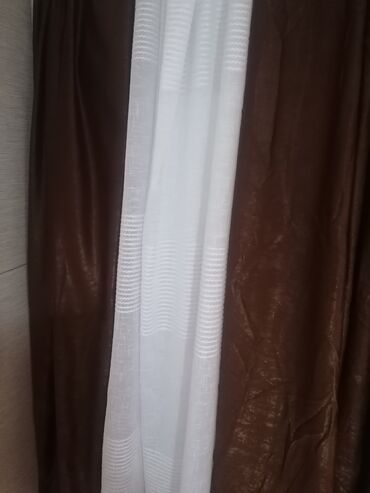 zebraste zavese: Blackout curtains, color - Brown