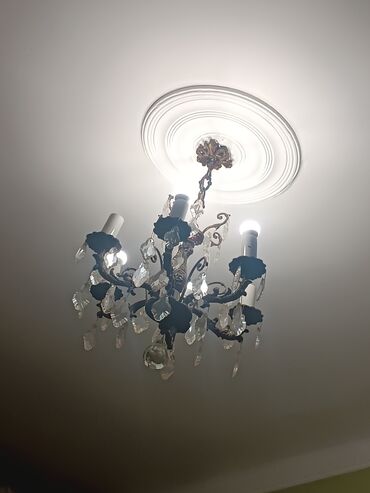Pərdə və jalüzlər: Çılçıraq, 6 lampa, Keramika