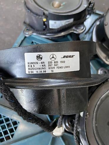 mersedes dinamik: "Mercedes W220 S-Class" qapı dinamiki Şəhər: Bakı Elanın növü: Audio — 1