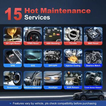 Alati za automobile: Novo - Xtool D5S OBD2 ABS,SRS,EPB / CAN FD FCA 16 Reset Auto — 6