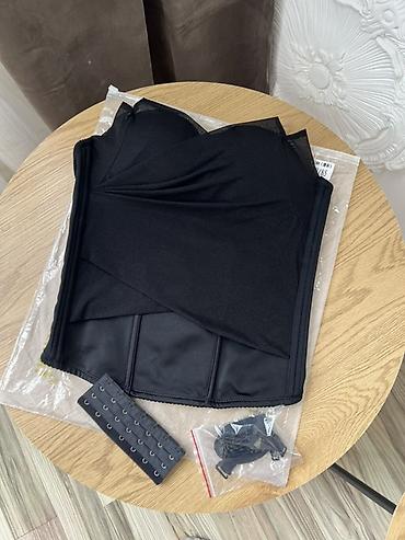 пояса для чулок: Qara rəngdə büstqalterli shapewear/bodice korset Dəst. - Model — 1
