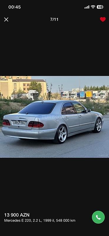 mercedes şəkilləri: Mercedes-Benz E 220: 2.2 l | 1999 il Sedan — 2