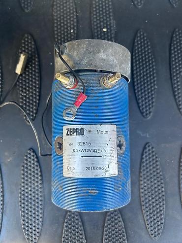 Атайын техника үчүн тетиктер: Электродвигатель постоянного тока (12V, 0.8 кВт) Zepro. Используется — 1