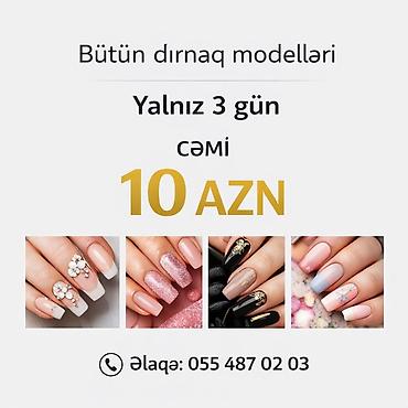 saç kəsimi modelləri: Bütün dırnaq modelləri – klassik fransız, parıltılı gel, qara-qızılı — 1