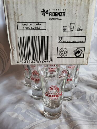 Čaše: Casice nove orig.Bauer za zestoko pice vintaz. italijanske. Puno na lalafo.rs — 6 Čaše: Casice nove orig.Bauer za zestoko pice vintaz. italijanske. Puno — 6