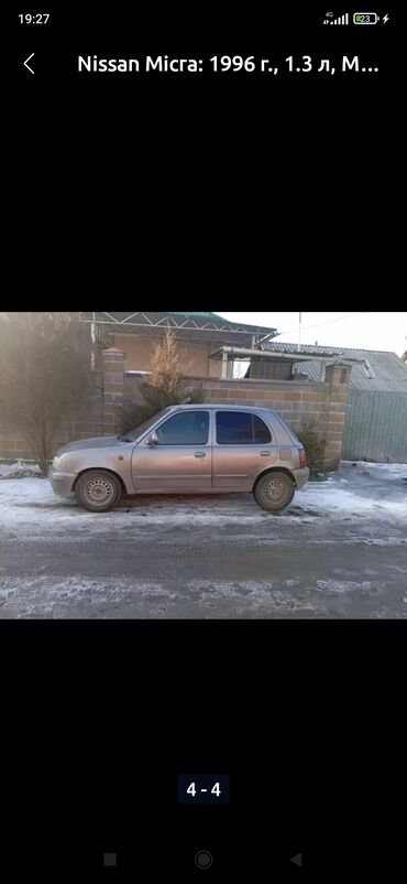 Nissan: Nissan Micra: 1995 г., 1.3 л, Механика, Бензин, Седан