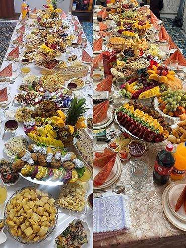 Праздничный кейтеринг с сервировкой «под ключ» 4 вида салата,4 вида at lalafo.kg Праздничный кейтеринг с сервировкой «под ключ» 4 вида салата,4 вида