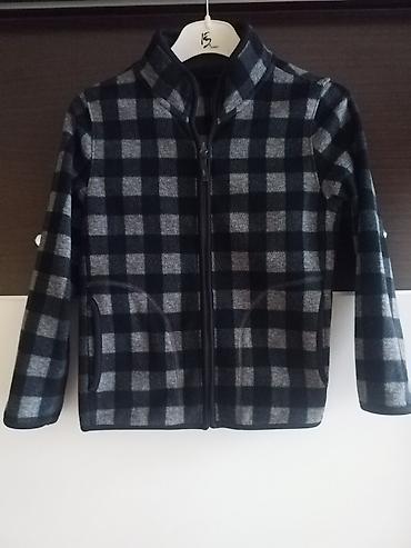tote bag: Uşaq üçün flanel/fleece gödəkçə - Naxış: qara-boz dama (çəkinli — 1