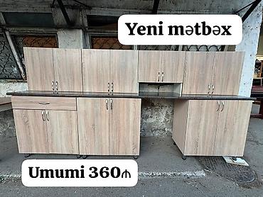 mətbəxt mebili: Metbex mebeli tezedi Olcusu 303sm Qiymet 360 manat Unvan — 1