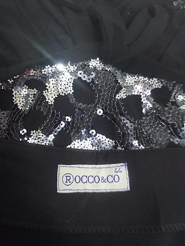 muncuq: Rocco & Co qadın dəsti – qara rəngdə bluz və ətək - Brend: Rocco — 3