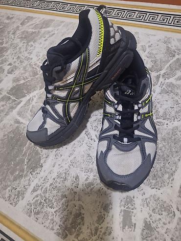 красовки asics: Мужские кроссовки, 40, Asics, Б/у, цвет - Серый, Самовывоз — 1