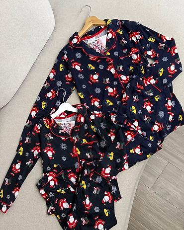 Пижамы: 🎄 Парные пижамы для всей семьи — папа, мама, дочка и сын Идеально — 16